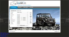 Desktop Screenshot of buycar.sk